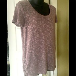 🧸 side-tie short sleeve top